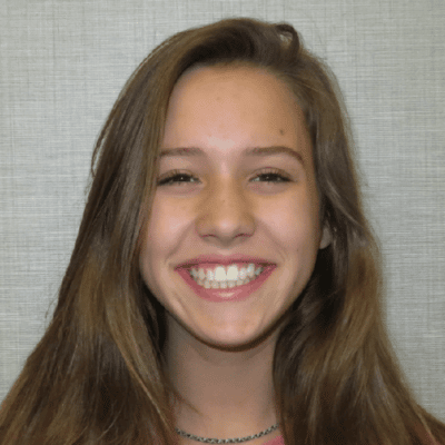 Teen smile after treatment